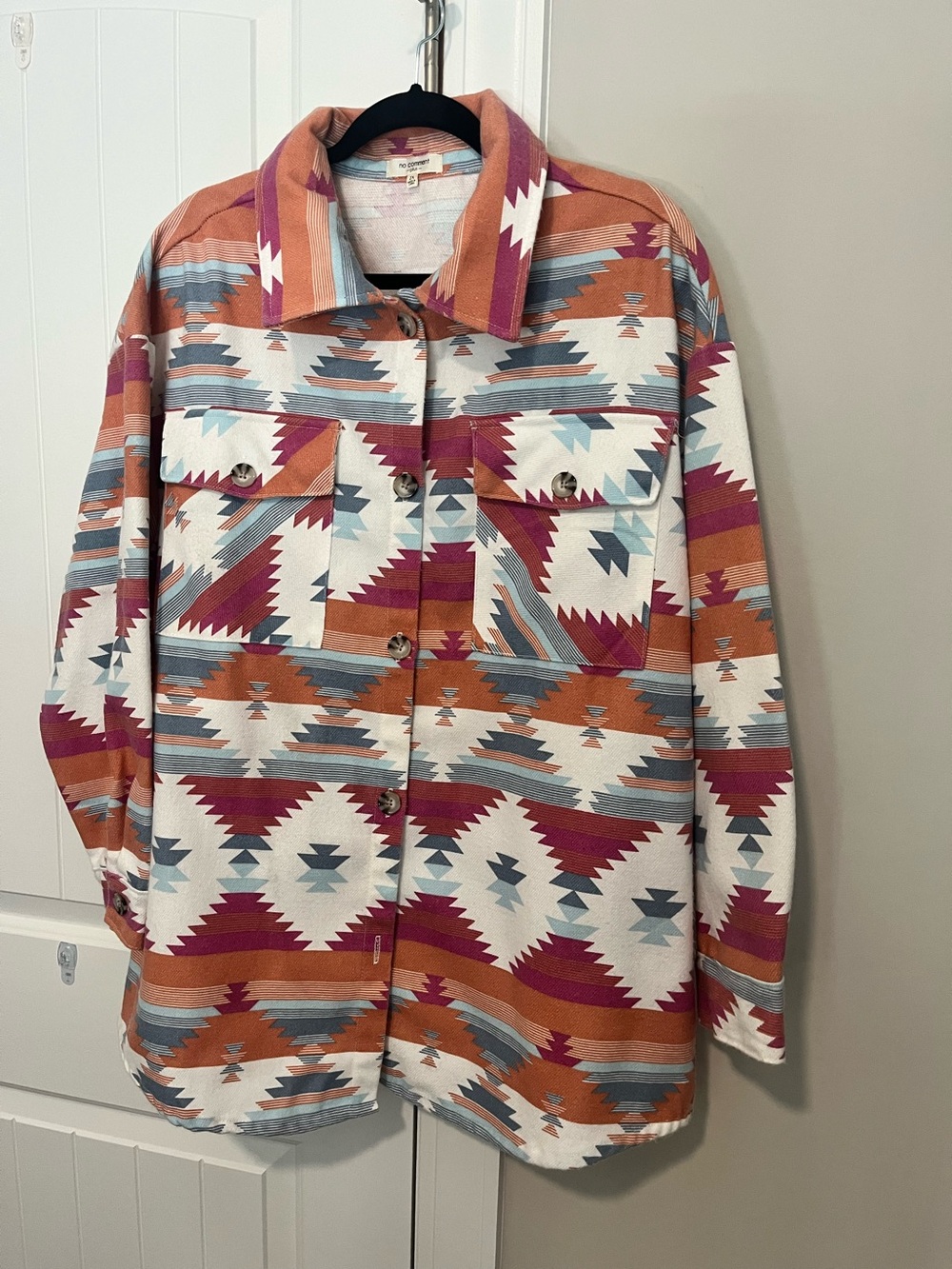 New southwestern flannel shirt jacket